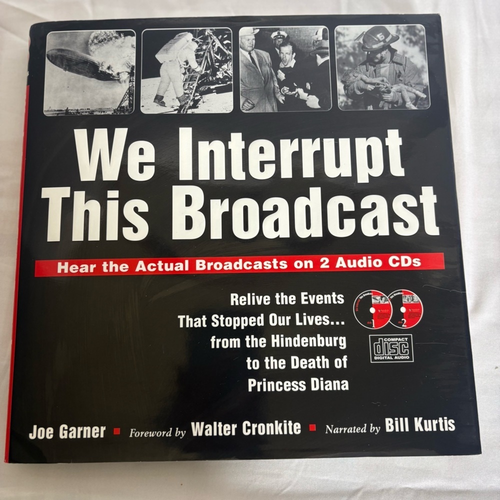 We Interrupt This Broadcast Book with Audio CDs